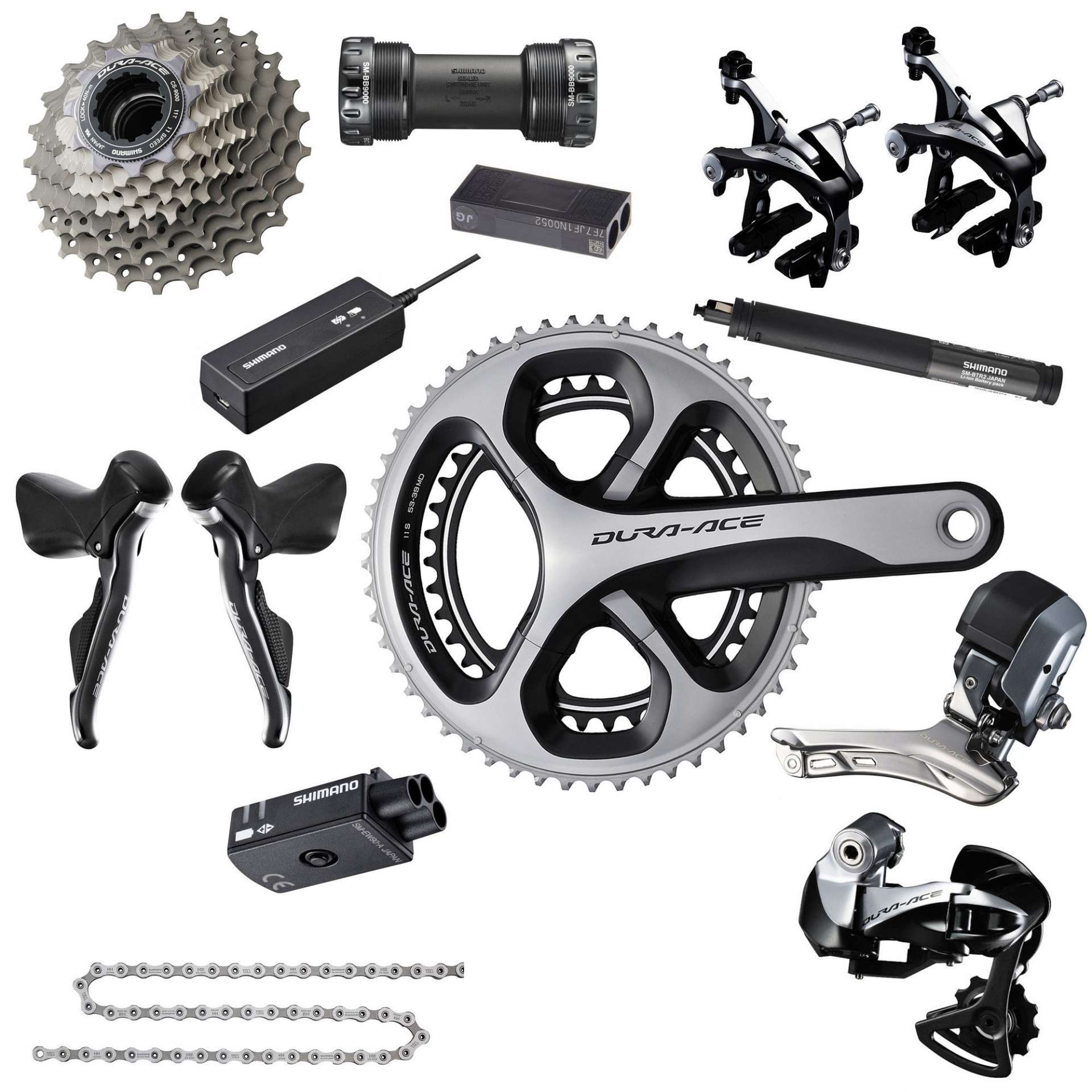 Shimano Dura Ace DI2 9070 Groepset Compact Intern 11-speed