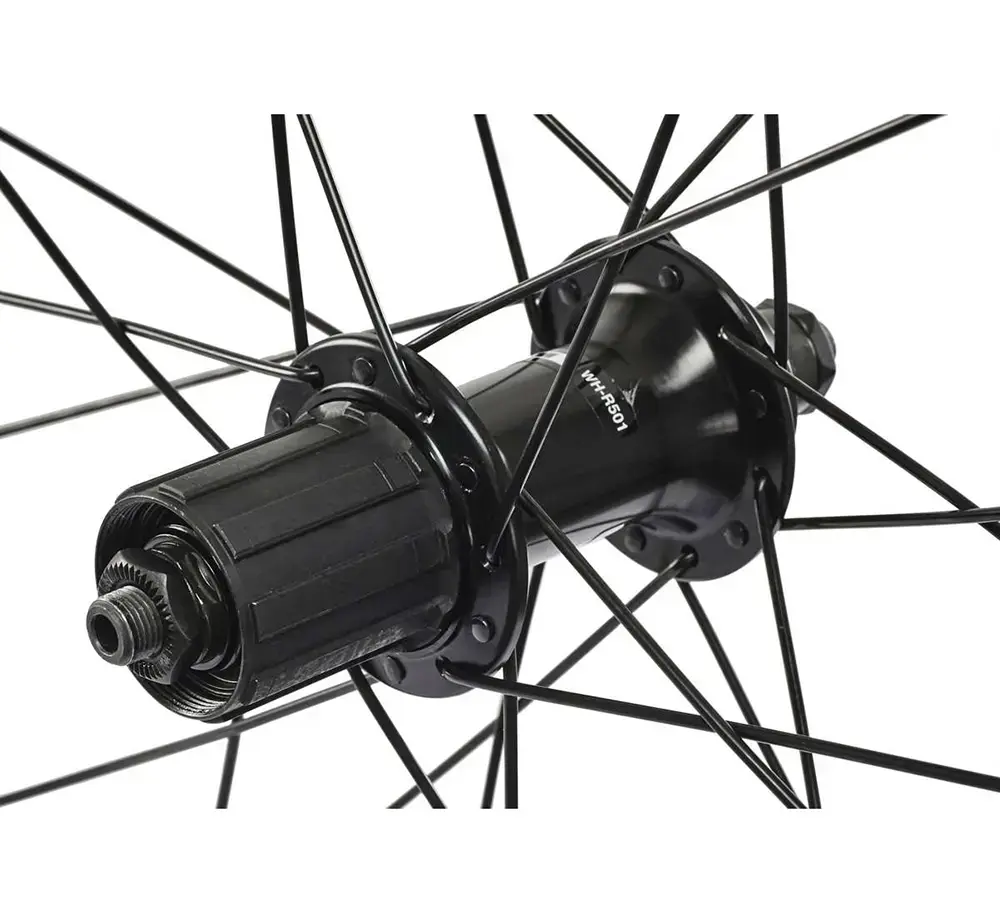 Shimano WH-R501 Race Wielset Zwart/Rood