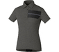 Shimano Transit Polo Korte Mouwen Grijs/Zwart Dames