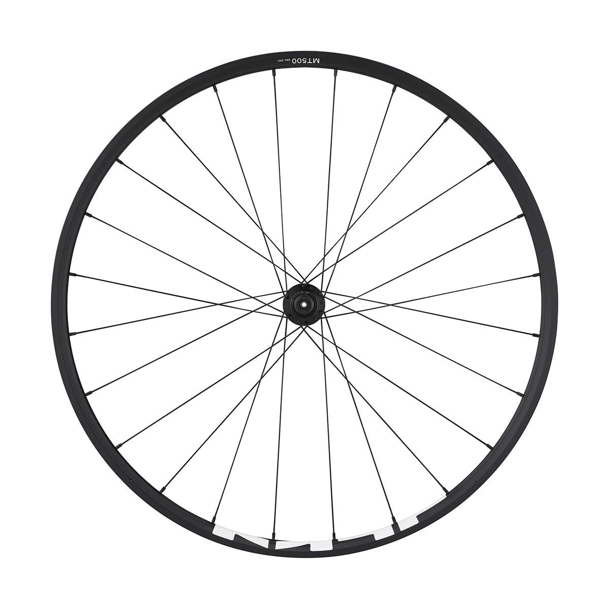Shimano WH-MT500 29 inch Disc CL MTB Voorwiel Zwart 15mm Steekas