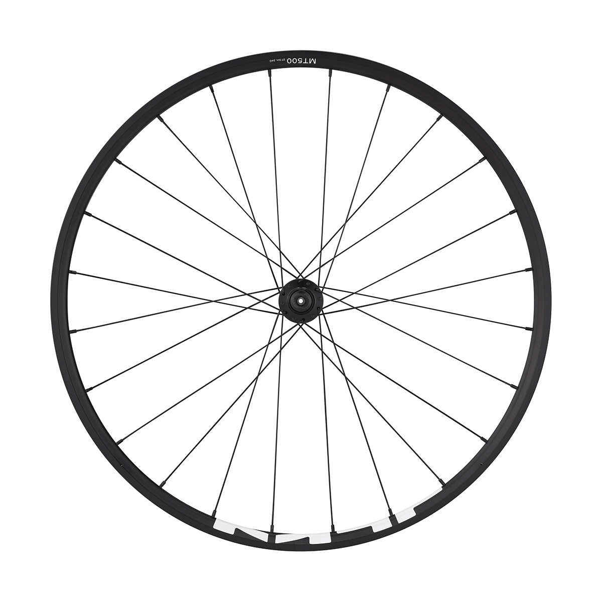 Shimano WH-MT500 27.5 inch Disc CL MTB Voorwiel Zwart 15mm Steekas