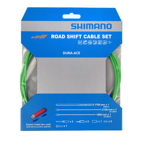 Shimano OT-SP41 Polymeer Race Derailleurkabelset Groen