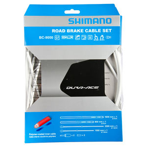 Shimano BC-9000 Polymeer Race Remkabelset Wit
