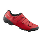Shimano XC100 Mountainbikeschoenen Rood Heren