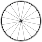 Shimano DURA-ACE R9100 C24 CL Quick Release Voorwiel Carbon/Alu