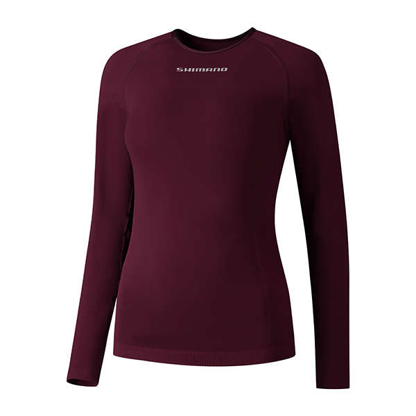 Shimano Ondershirt Lange Mouwen Rood Dames