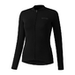 Shimano Kaede Thermal Fietsshirt Lange Mouwen Zwart/Zwart Dames