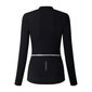 Shimano Kaede Thermal Fietsshirt Lange Mouwen Zwart/Zwart Dames