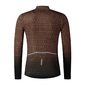 Shimano Vertex Printed Fietsshirt Lange Mouwen Brons/Bruin Heren