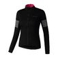 Shimano Kaede Wind Insulated Fietsshirt Lange Mouwen Zwart Dames