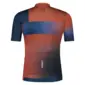 Shimano Breakaway Fietsshirt Korte Mouwen Bruin/Blauw Heren