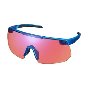 Shimano S-PHYRE 2 Sport Zonnebril Blauw met Oranje Ridescape Lens