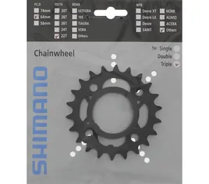 Shimano FC-T521 Triple Kettingblad Zwart 10 Speed