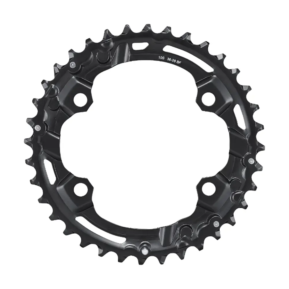 Shimano Deore FC-M4100 Dubbel Kettingblad Zwart 10 Speed