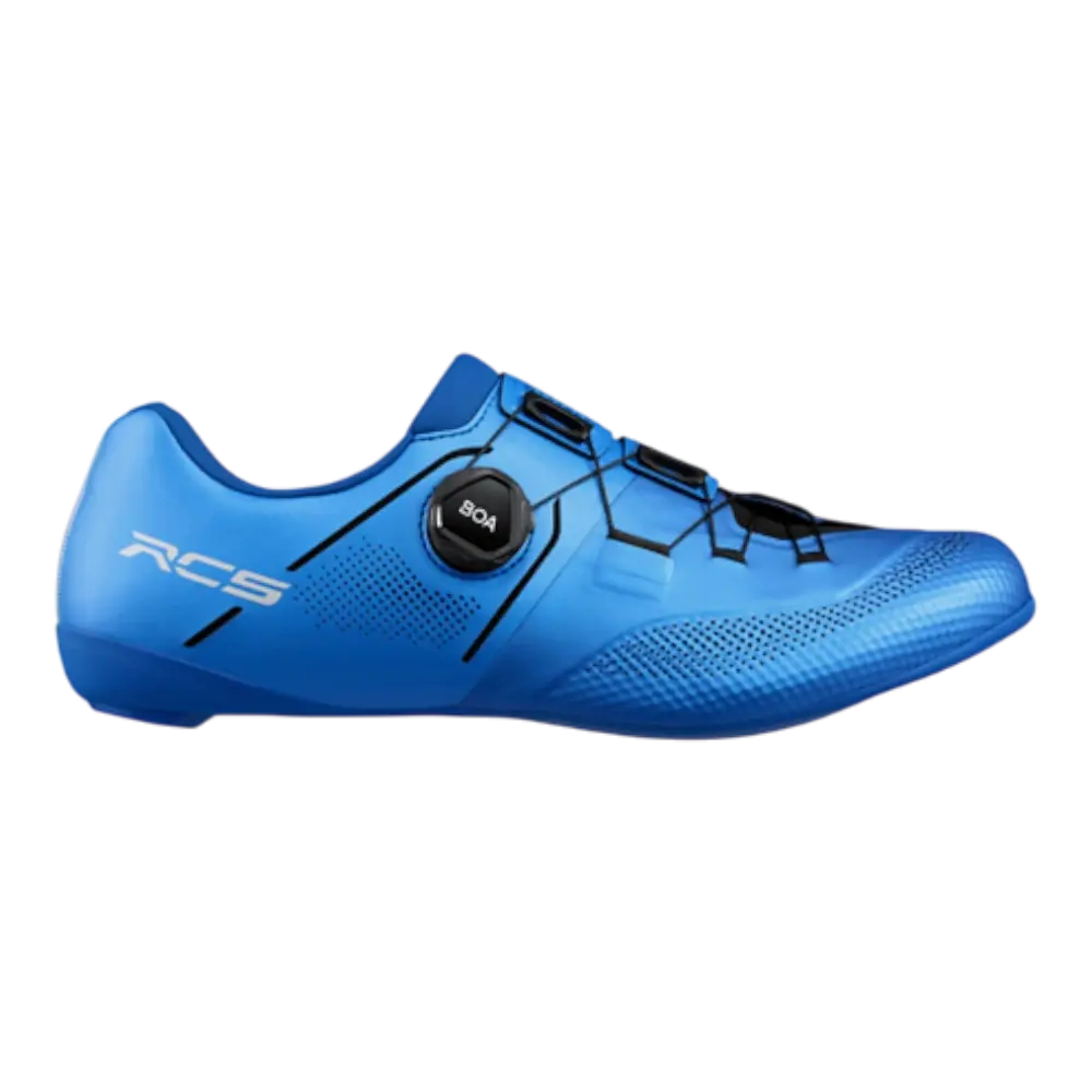 SHIMANO RC503 Breed Wielrenschoenen Blauw Heren