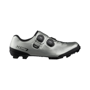 Shimano XC703 Wide Mountainbikeschoenen Zilver Heren
