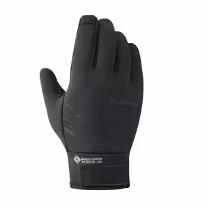 SHIMANO Windstopper Insulated Fietshandschoenen Zwart