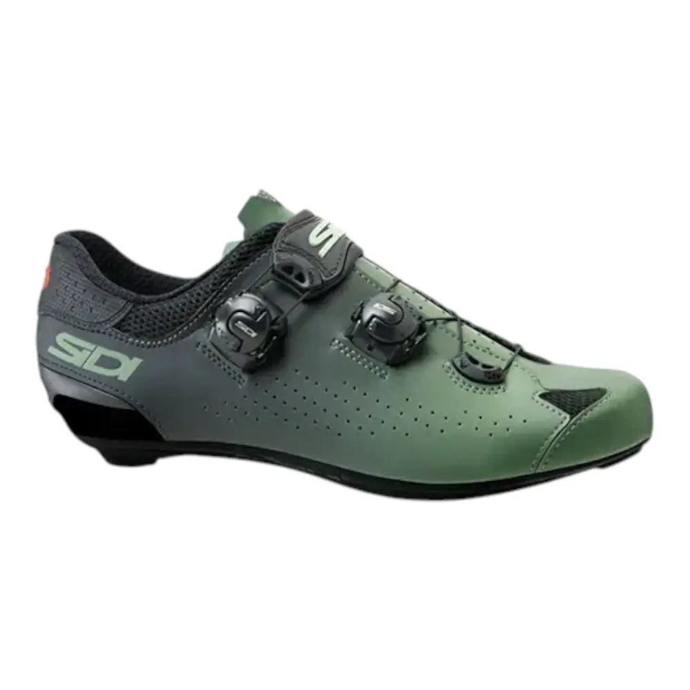 SIDI Genius 10 Wielrenschoenen Groen/Zwart Heren