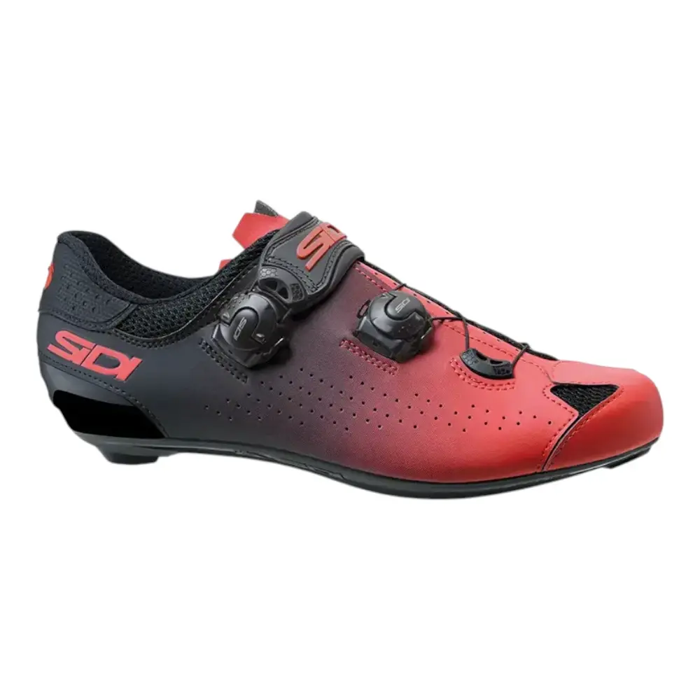 SIDI Genius 10 Wielrenschoenen Rood/Zwart Heren