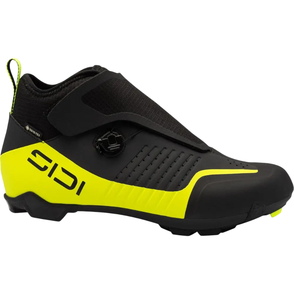 SIDI Hiemx S GTX Winter Mountainbikeschoenen Zwart/Fluo Geel Heren