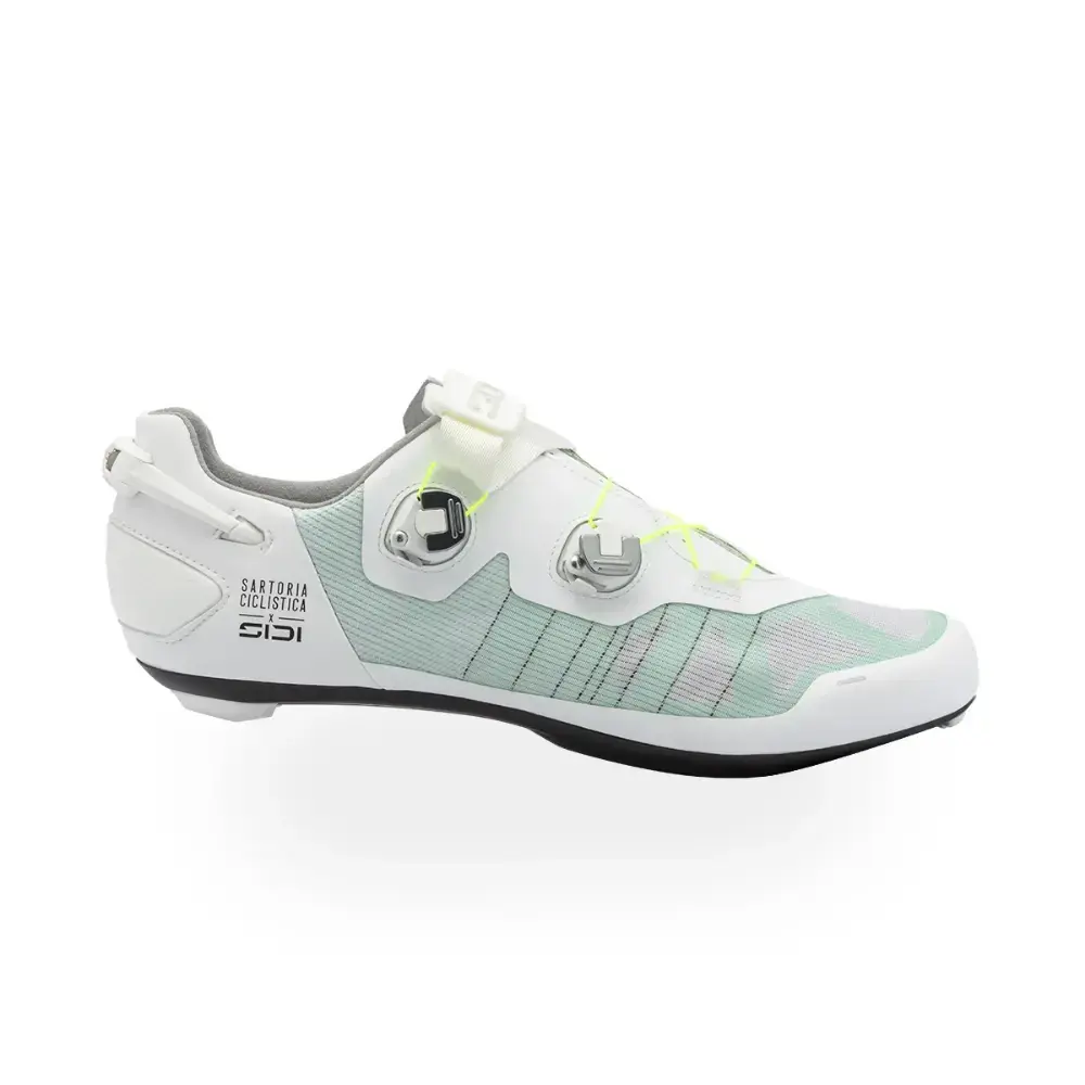 SIDI Laghee Sprinter 2 Wielrenschoenen Wit/Groen Heren