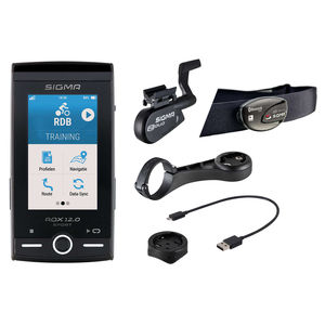 Sigma Sport ROX GPS Fietscomputer 12.0 Sport Set Grijs