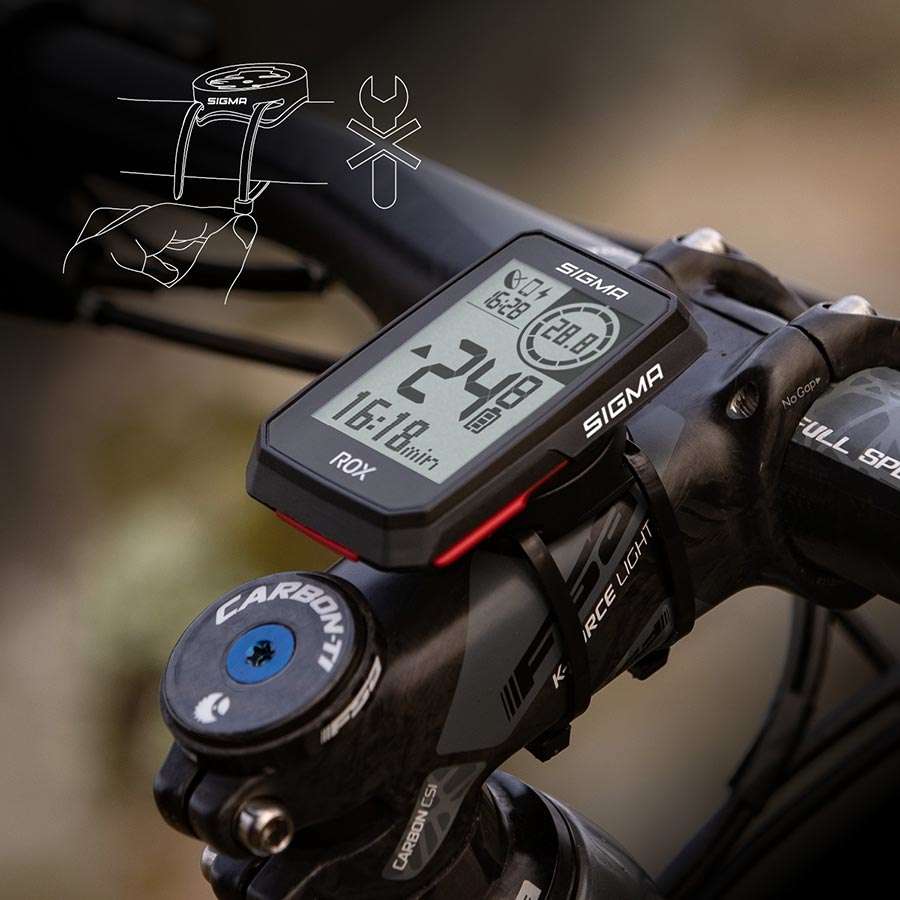 Sigma Sport ROX 2.0 GPS Fietscomputer Zwart