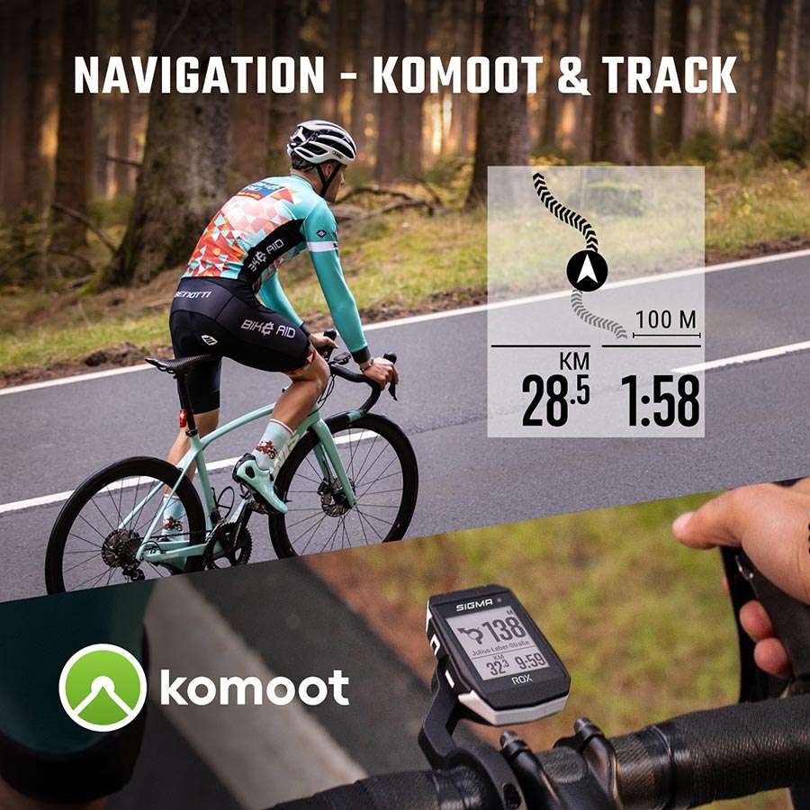 Sigma Sport ROX 11.1 EVO GPS Fietscomputer Wit
