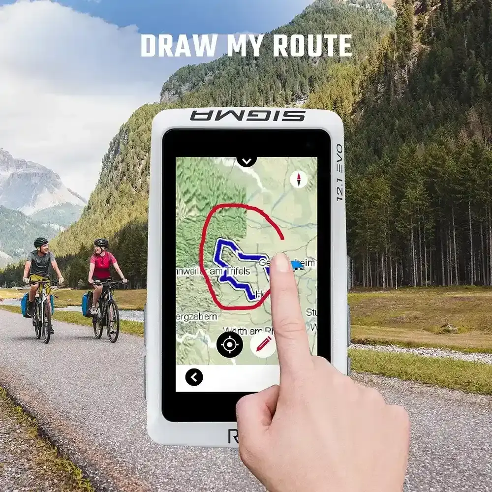 Sigma Sport ROX 12.1 EVO GPS Fietscomputer Grijs