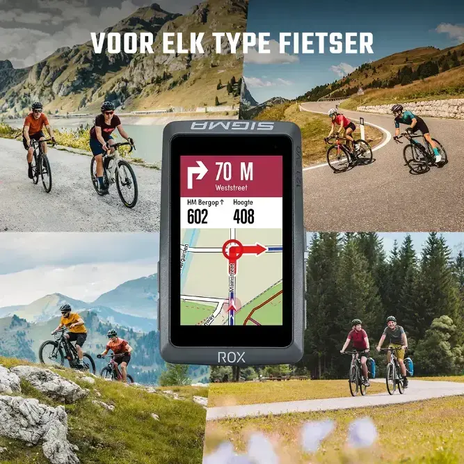 Sigma Sport ROX 12.1 EVO GPS Fietscomputer Wit