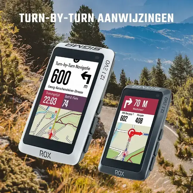 Sigma Sport ROX 12.1 EVO GPS Fietscomputer Wit