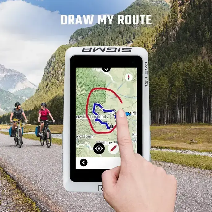 Sigma Sport ROX 12.1 EVO GPS Fietscomputer Wit