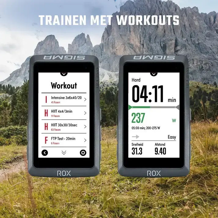 Sigma Sport ROX 12.1 EVO GPS Fietscomputer Wit