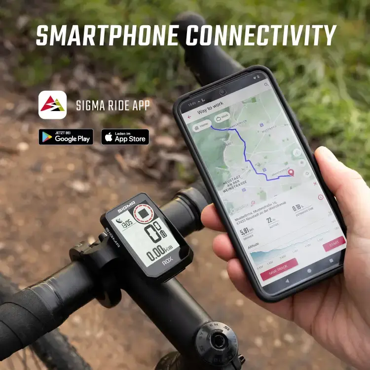 Sigma Sport ROX 2.0 Endurance GPS Fietscomputer Zwart