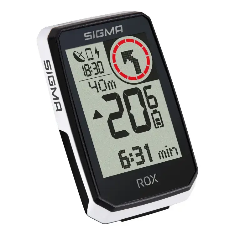 Sigma Sport ROX 2.0 Endurance GPS Fietscomputer Wit