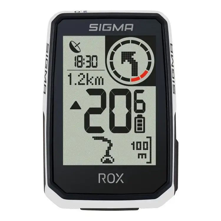 Sigma Sport ROX 2.0 Endurance GPS Fietscomputer Wit