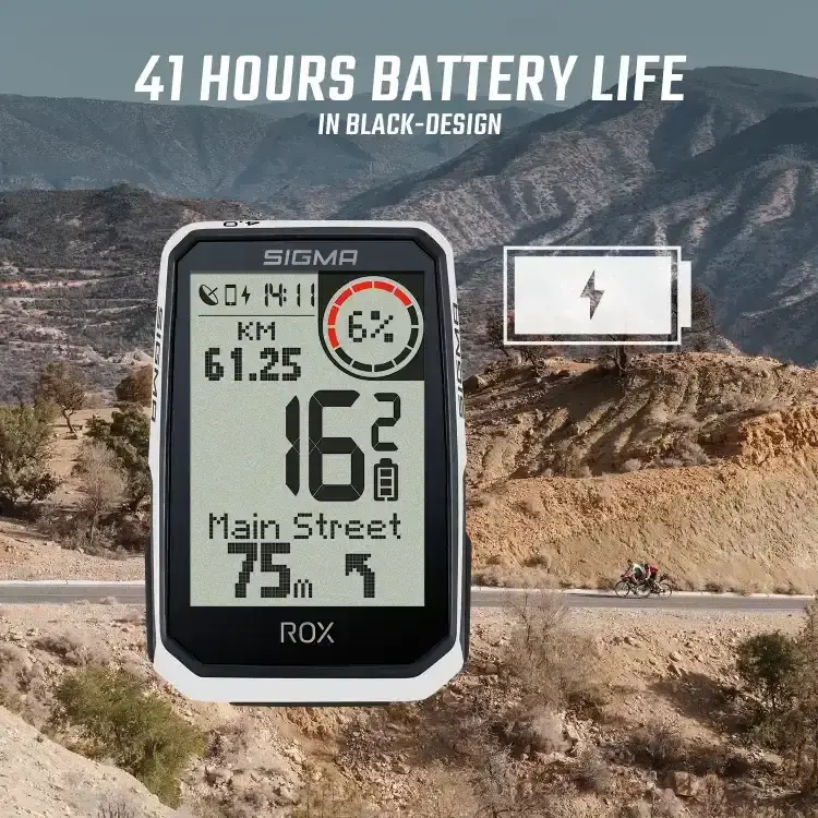 Sigma Sport ROX 4.0 Endurance HR Set GPS Fietscomputer Wit