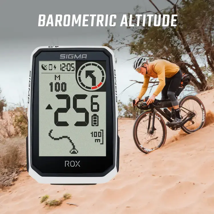 Sigma Sport ROX 4.0 Endurance HR Set GPS Fietscomputer Wit