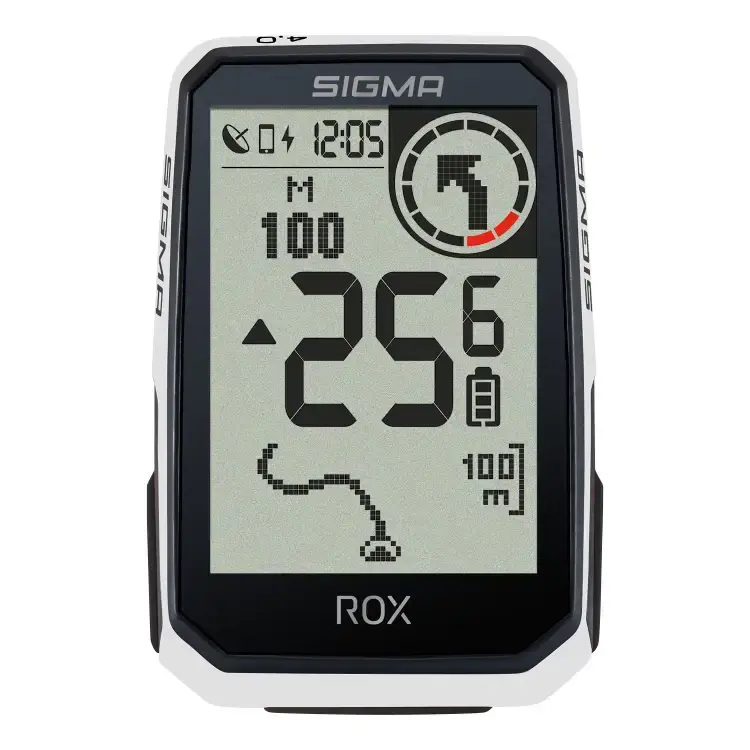 Sigma Sport ROX 4.0 Endurance HR Set GPS Fietscomputer Wit