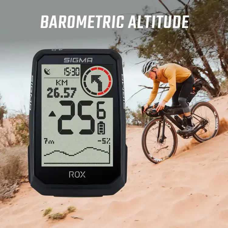 Sigma Sport ROX 4.0 Endurance Sensor Set GPS Fietscomputer Zwart