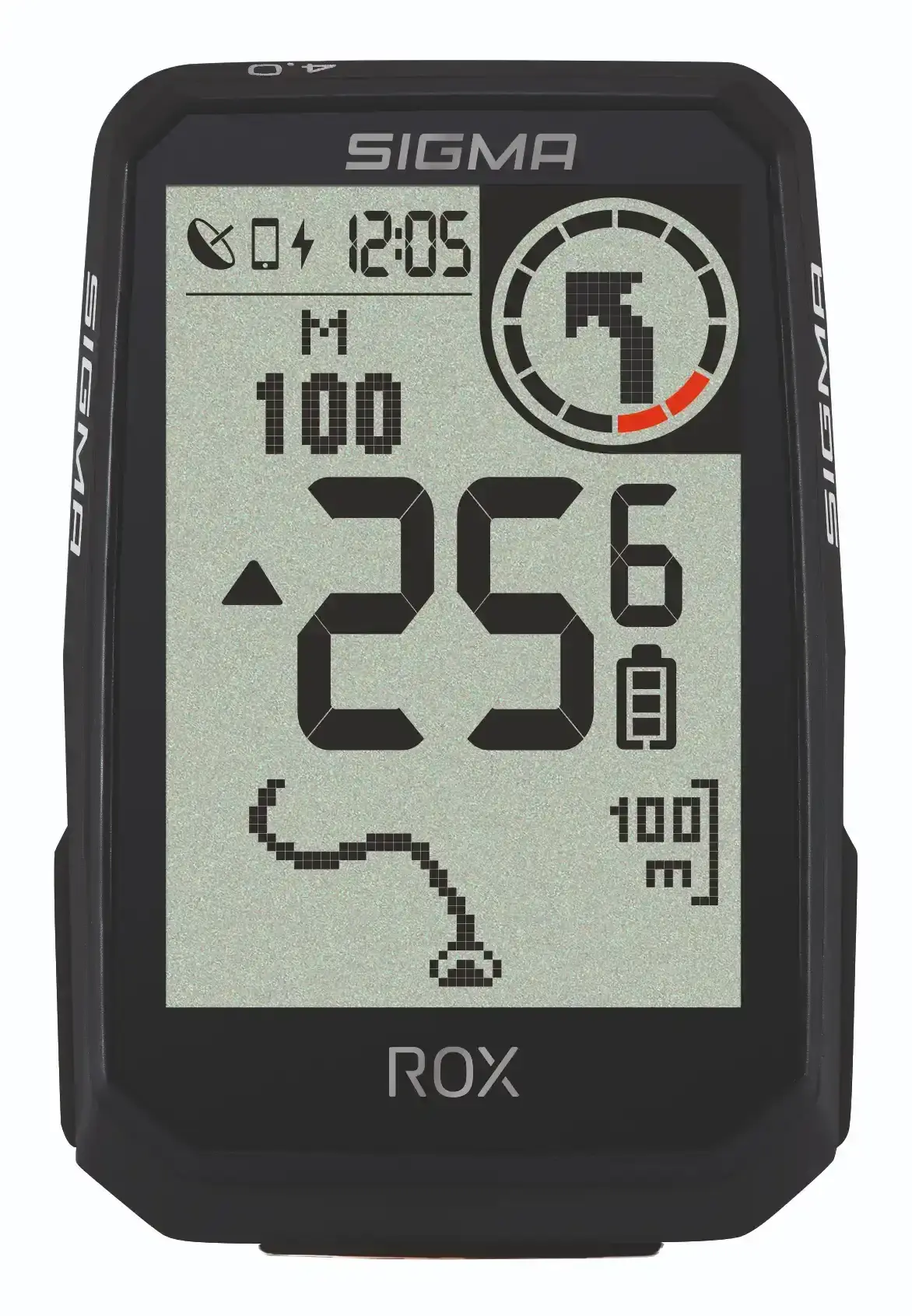 Sigma Sport ROX 4.0 Endurance Sensor Set GPS Fietscomputer Zwart