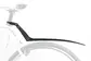 SKS S Blade Fixed Achterspatbord Zwart