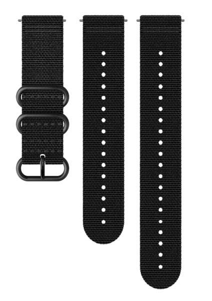 Suunto 24mm Explore 2 Textile Strap Zwart M/L