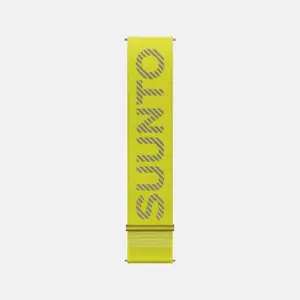 Suunto 22mm Athletic 7 Loop Textile Strap Limegroen S/M