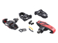 Time XPRO 12 Titan Carbon Race Pedalen Zwart/Rood