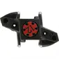 Time Atac XC12 Titan Carbon MTB Pedalen Zwart/Rood