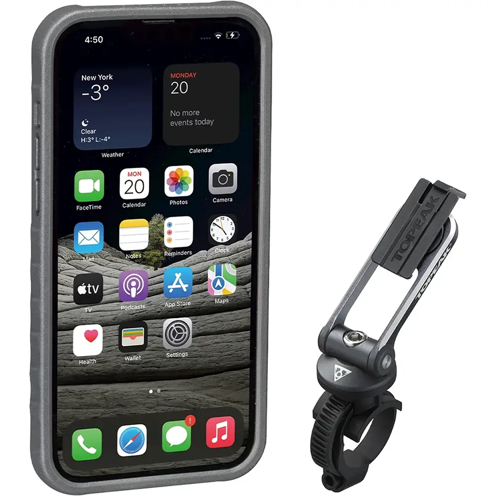TOPEAK RideCase Iphone 13 Pro Max incl. bevestiging