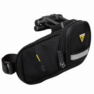 Topeak Aero Wedge Pack DX S Clip Zadeltas Zwart