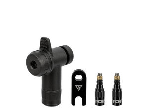 Topeak TurboFlow + Rapidhead Ventiel Adapterset