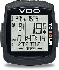 VDO MC 2.0 WR Fietscomputer met Draad